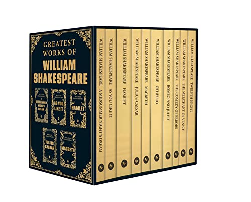 Greatest Works of William Shakespeare (Boxed Set of 10) - Hamlet | Othello | The Merchant of Venice