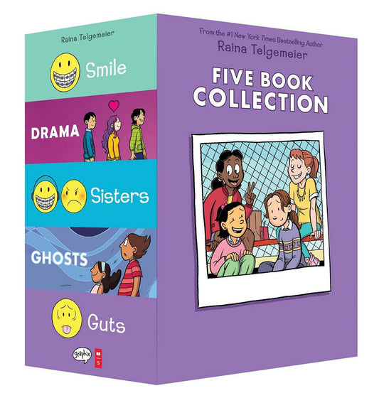 Raina Telgemeier Collection Box Set (5 Books)
