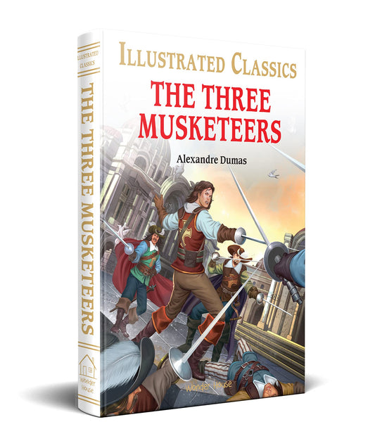 The Three Musketeers: illustrated Abridged Children Classics English Novel with Review Questions : T