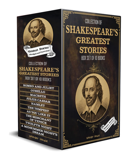 Collection of Shakespeares Greatest Stories (Box Set of 10 Books) For Children