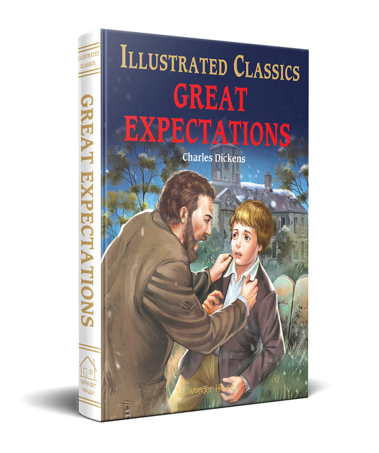 Great Expectations : Illustrated Abridged Children Classic English Novel with Review Questions