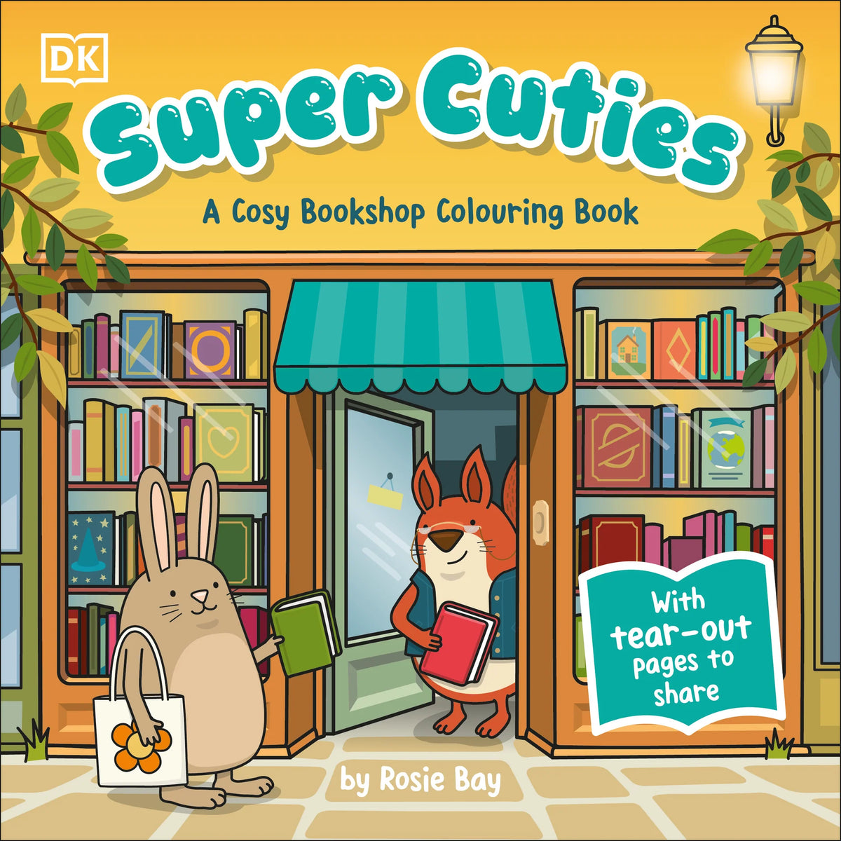 Super Cuties: A Cosy Bookshop Colouring Book